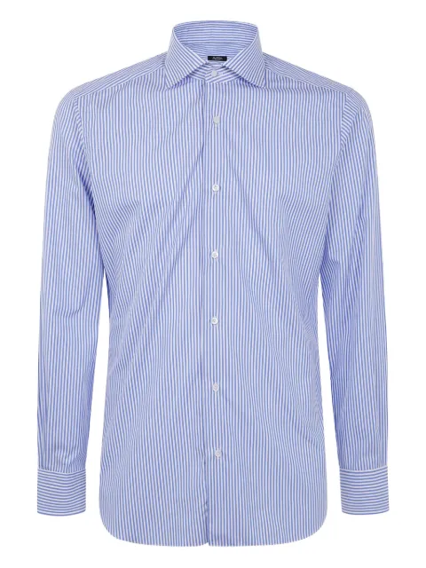 Barba striped long-sleeve shirt