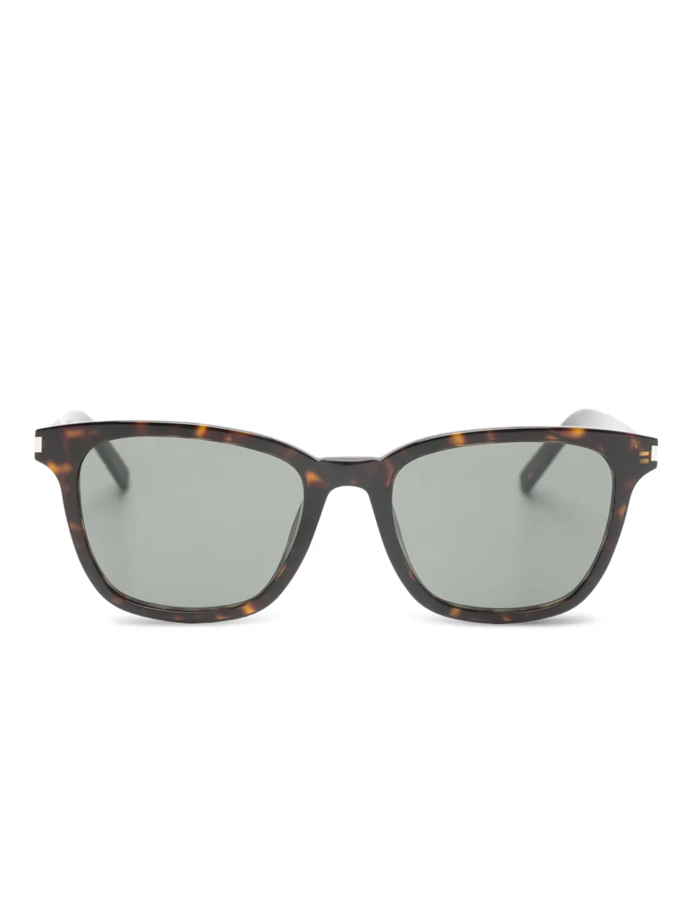 Saint Laurent Eyewear Occhiali da sole squadrati - Marrone