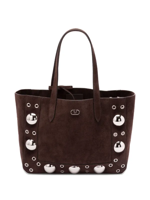 Valentino Garavani Nellcôte Tote Bag in Brown
