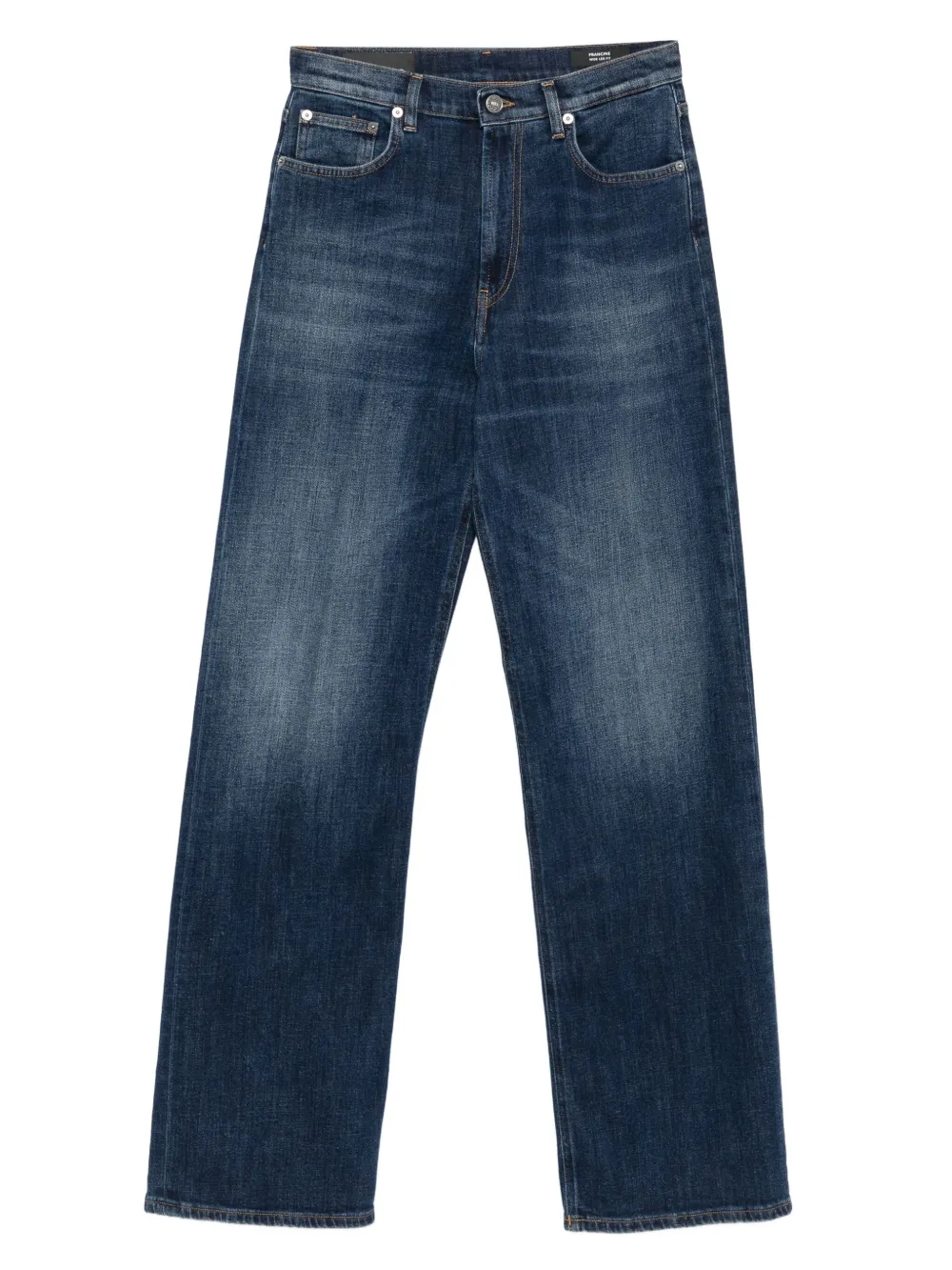 DONDUP logo-patch jeans - ブルー DONDUP logo-patch jeans - ブルー