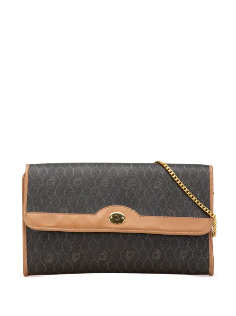 Christian Dior Pre-Owned 20th Century Honeycomb Coated Canvas Chain shoulder bag