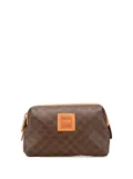Celine Pre-Owned 1990-2010 Macadam Coated Canvas pouch - Brown