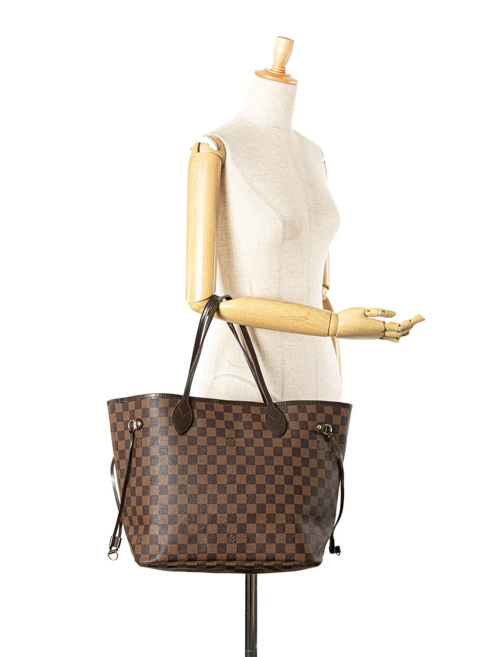 Louis Vuitton Pre-Owned 2010 Damier Ebene Neverfull MM tote bag | Pre-Owned | Image 2