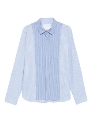 Junya Watanabe MAN ストライプ シャツ | ブルー | FARFETCH JP