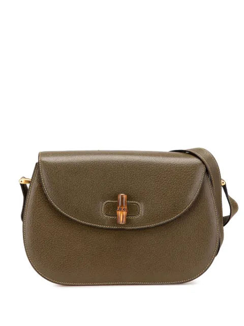 Gucci Pre-Owned 20th Century レザー バンブー ショルダーバッグ