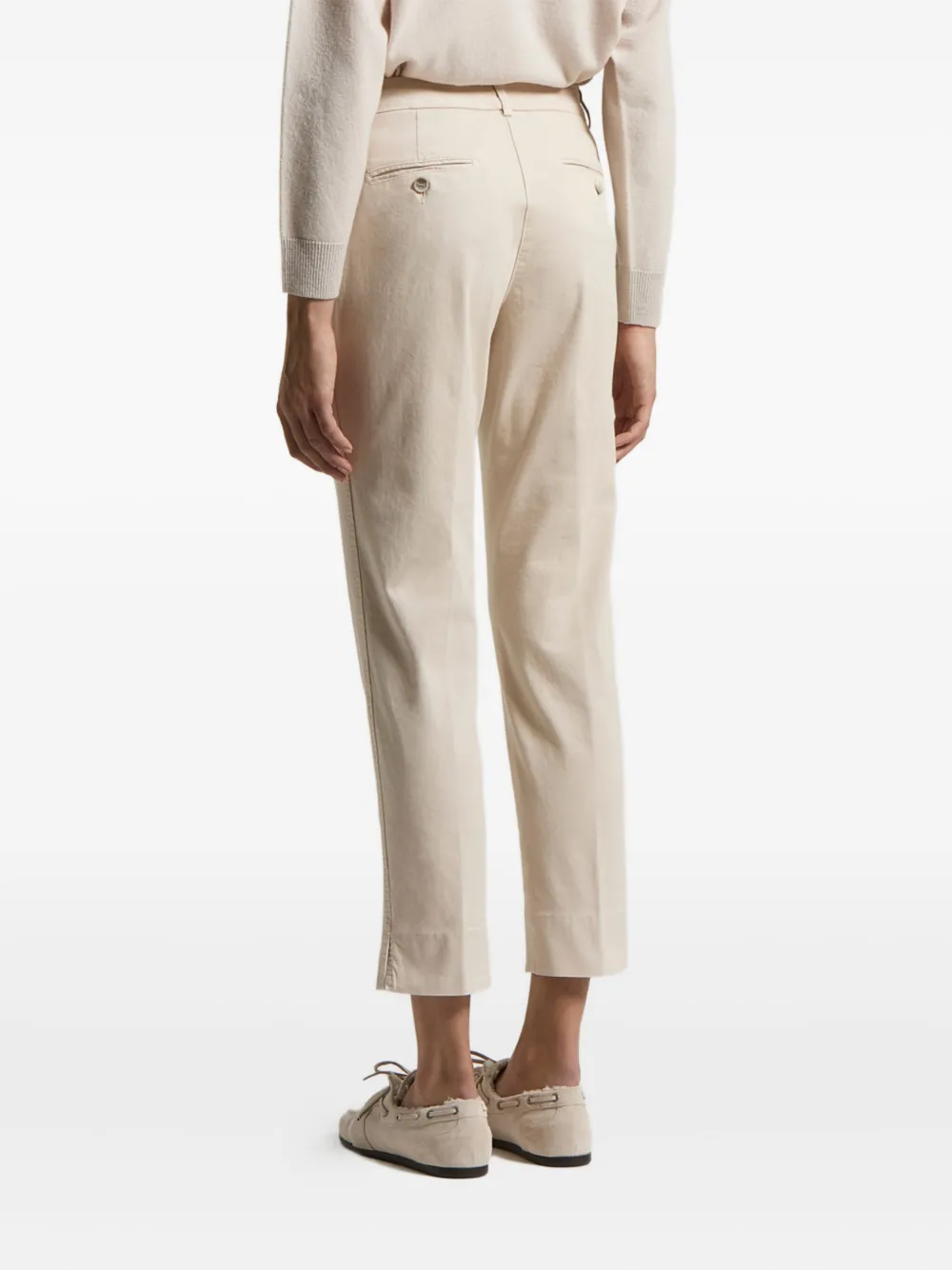 Peserico cropped trousers - Beige
