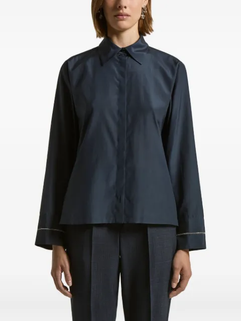 Peserico camisa en mezcla de seda