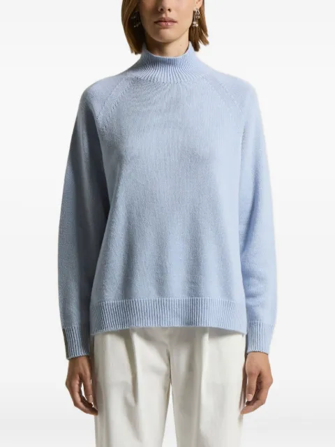 Peserico high-neck raglan-sleeve sweater