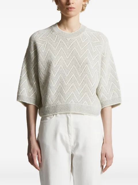 Peserico pull à motif de chevrons