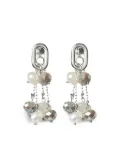 Peserico crystal-bead earrings - Silver