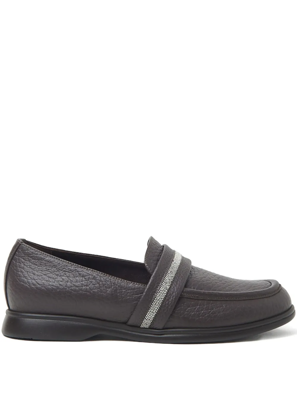 Peserico Punto Luce leather loafers Brown