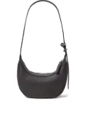 Peserico pebble-textured zip-fastening shoulder bag - Brown