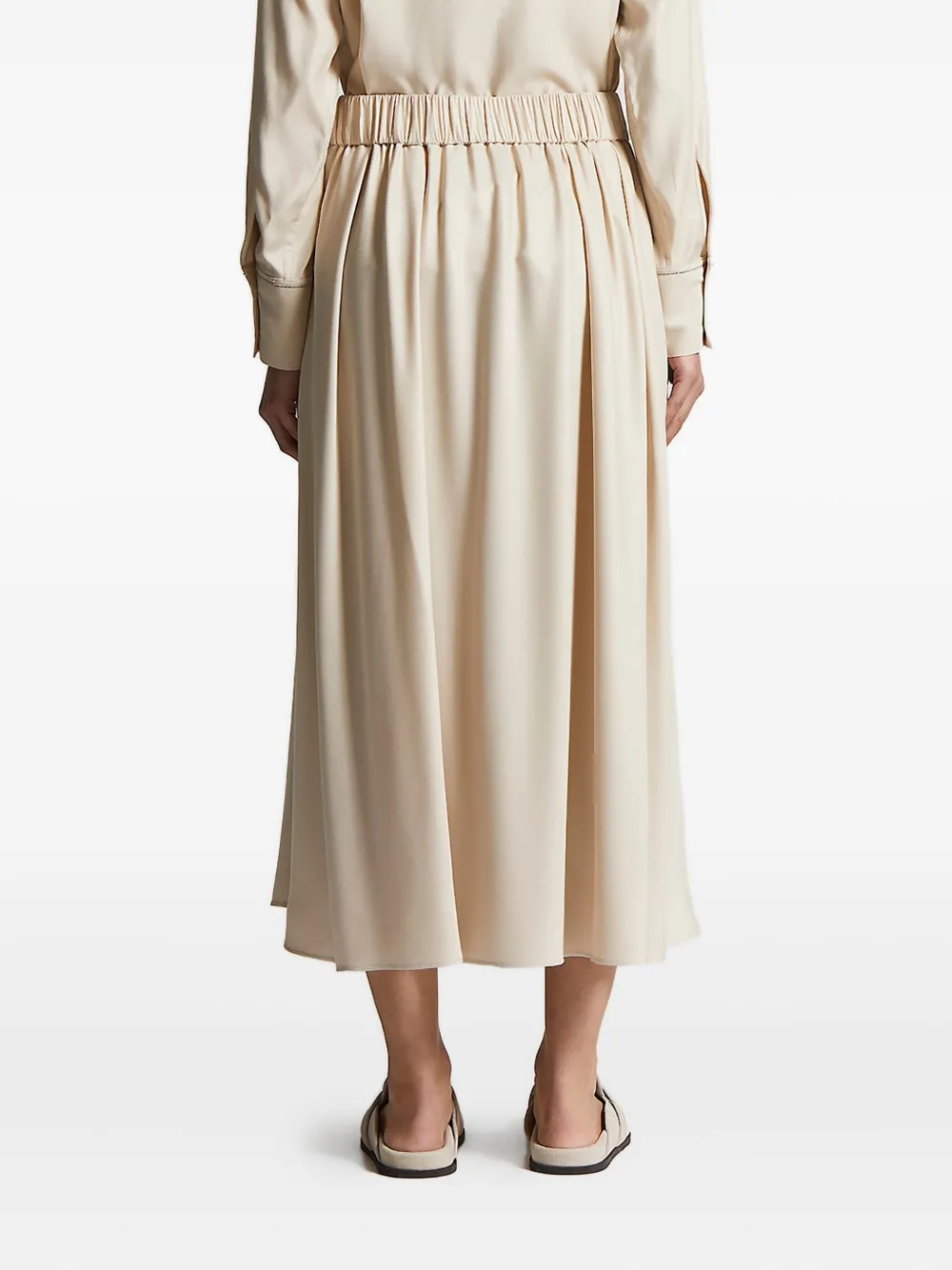 Peserico pleated skirt Beige