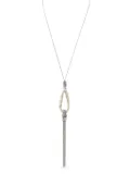 Peserico tassel faux-pearl necklace - Neutrals