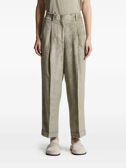 Peserico pleated corduroy trousers