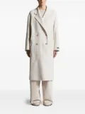 Peserico double-breasted wool coat - Neutrals