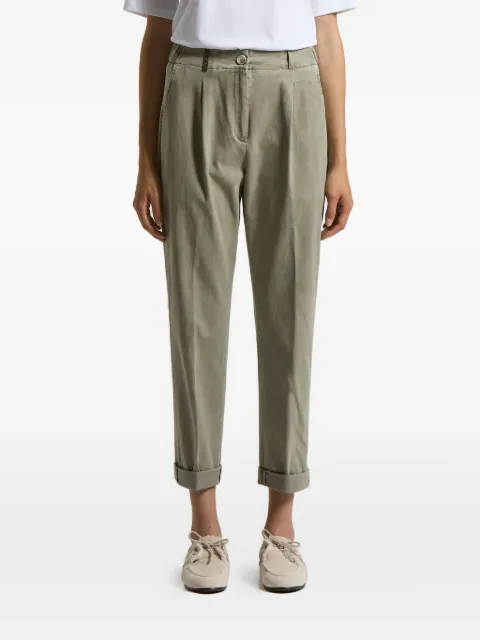 Peserico pleated elastic-waist trousers