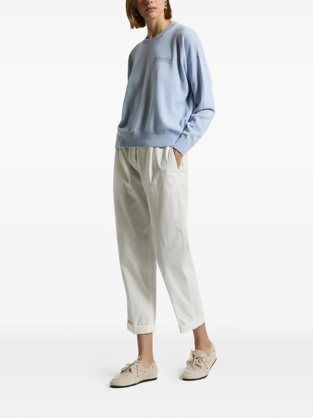 Peserico embellished crew-neck jumper | Knitted Sweaters | Image 2