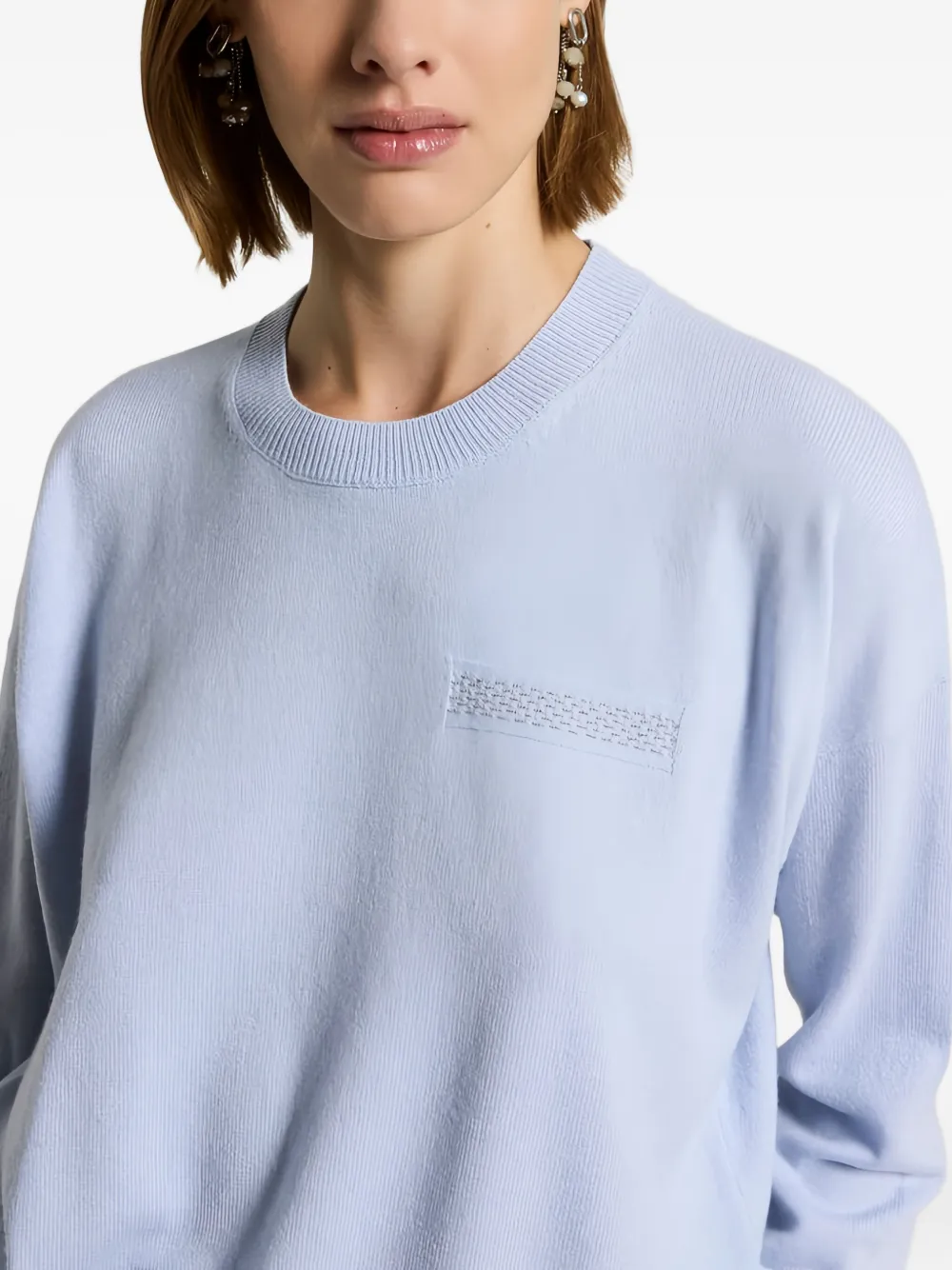 Peserico Verfraaide trui Blauw