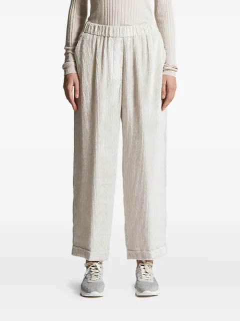 Peserico pantalones de terciopelo de canalé