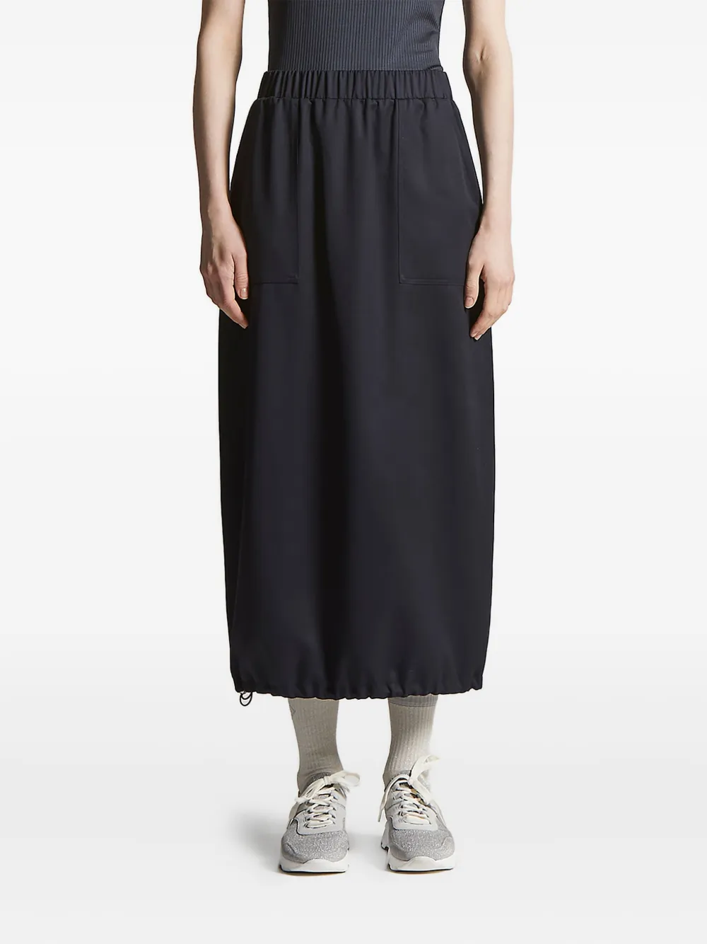 Peserico elasticated-waistband skirt Blauw