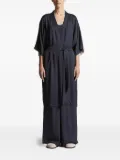 Peserico belted robe coat - Blue