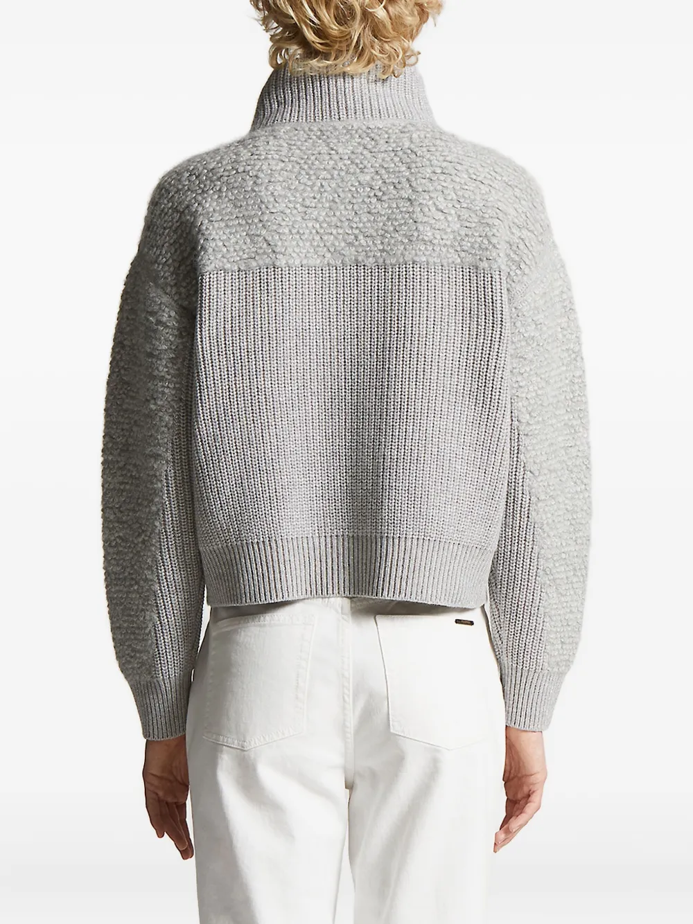 Peserico flap-pocket cardigan Grijs
