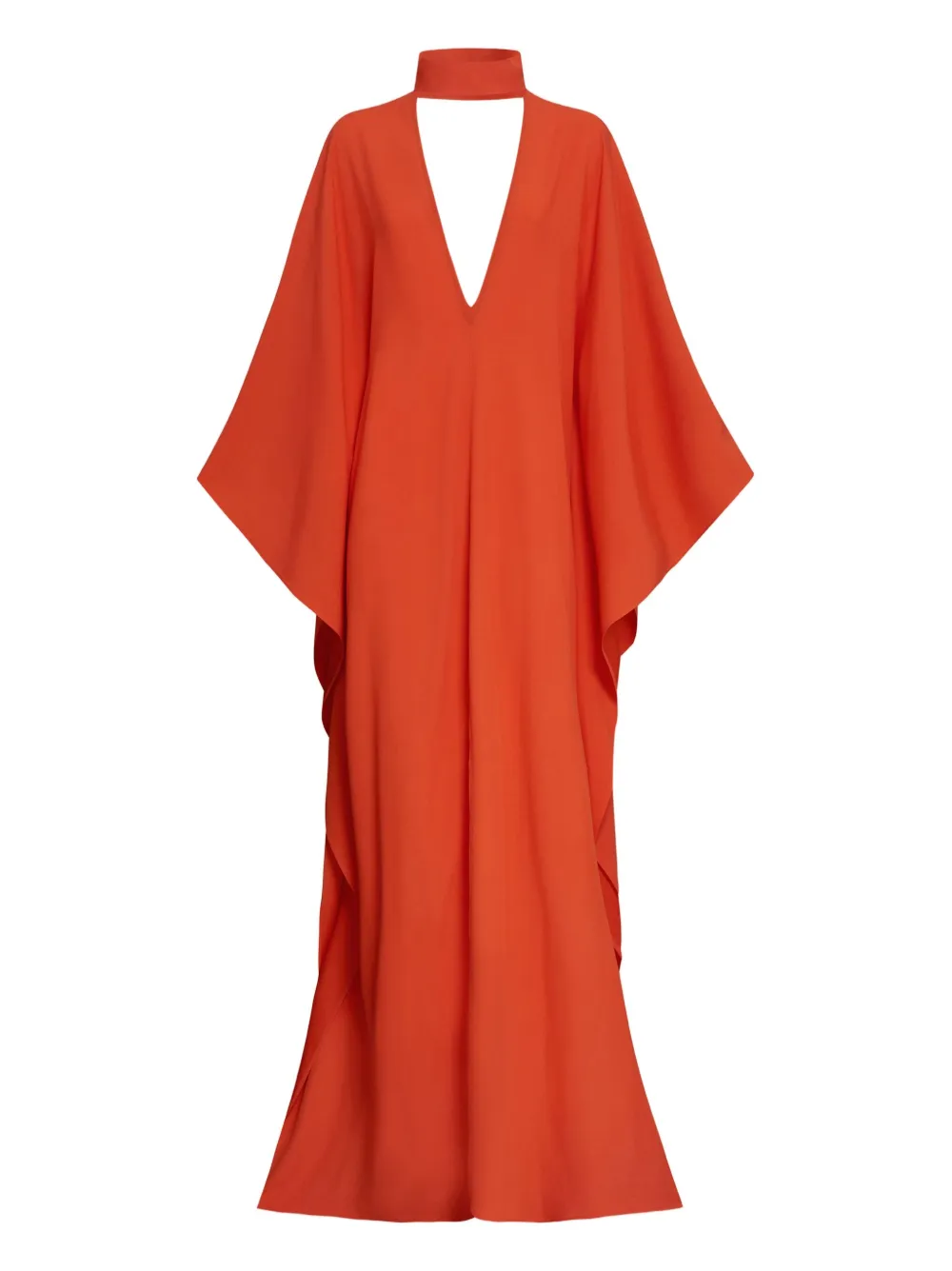 Taller Marmo OOO 'Out of the Office' batwing-sleeve gown - オレンジ Taller Marmo OOO 'Out of the Office' batwing-sleeve gown - オレンジ