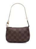 Louis Vuitton Pre-Owned 2011 Damier Ebene Mini Pochette Accessoires handbag - Brown