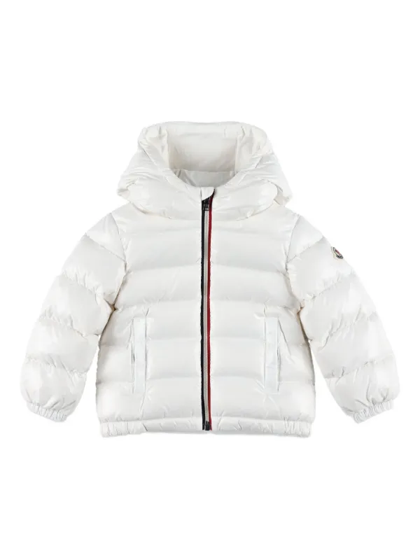 Moncler Enfant New Aubert cotton-blend Hooded Jacket | White