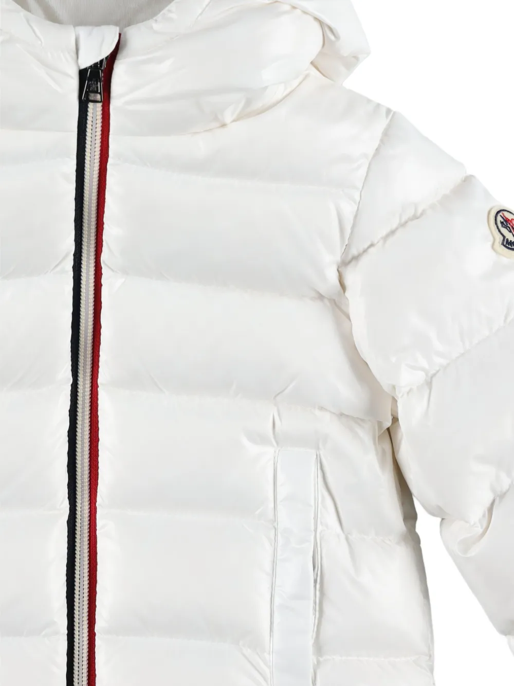 Moncler Enfant New Aubert cotton-blend Hooded Jacket | White