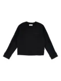 Moncler Enfant cable-knit tracksuit set - Black