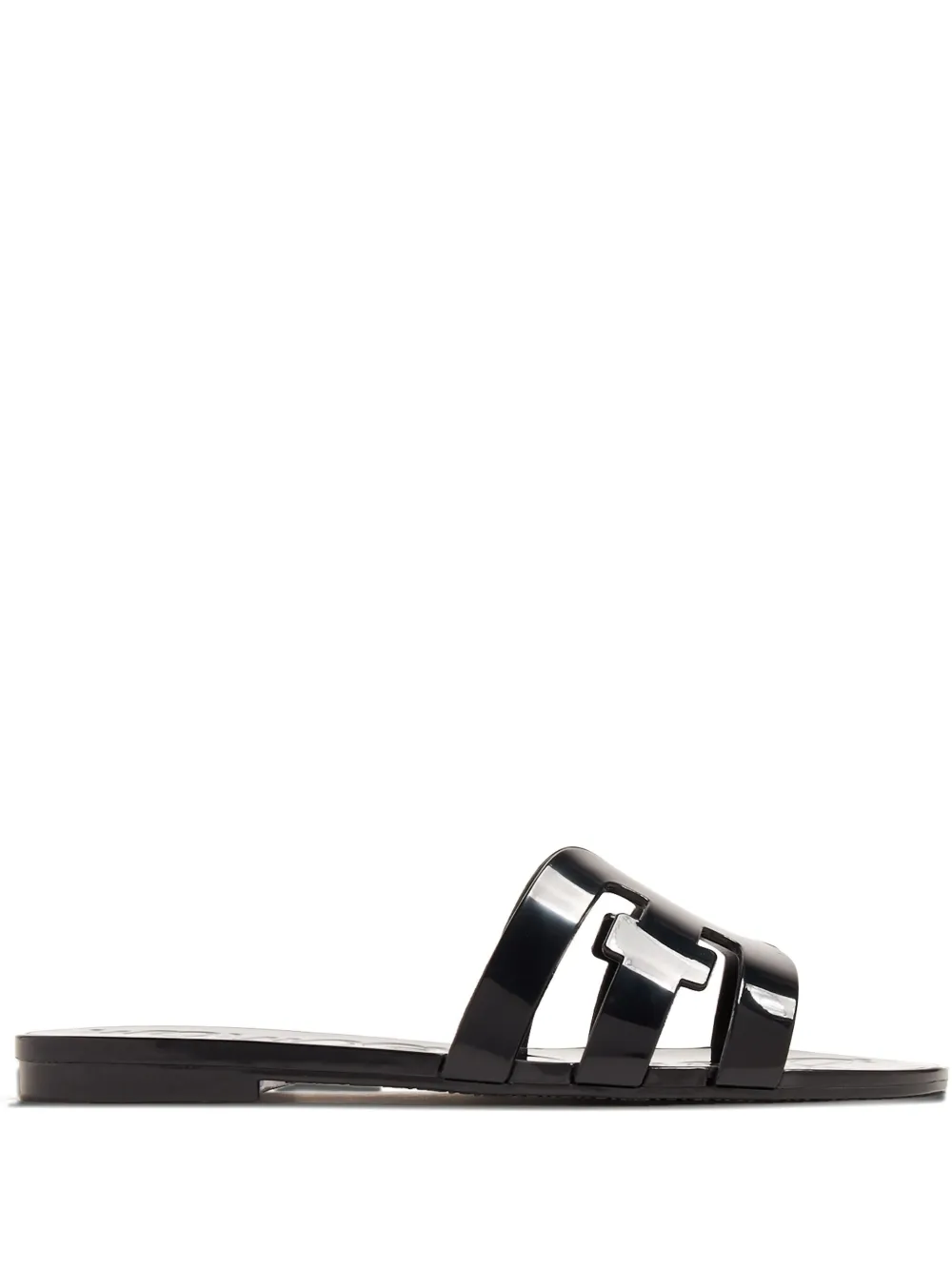 Sam Edelman cut-out flat sandals Black