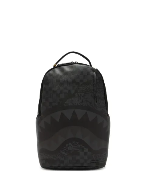 Sprayground shark-checkered backpack