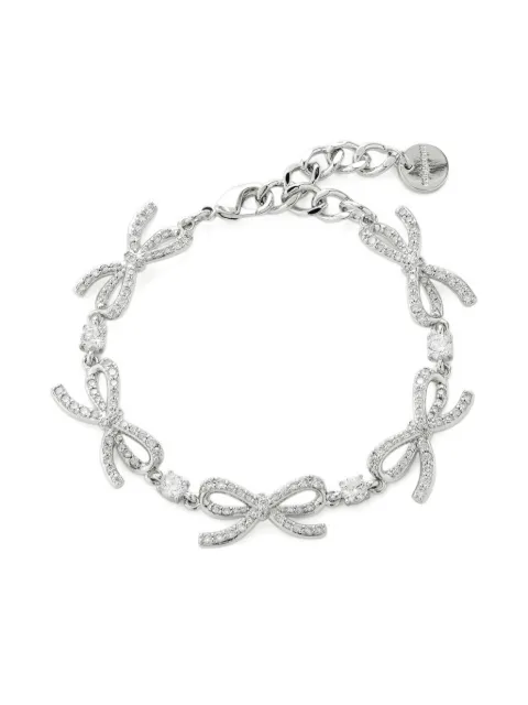 Self-Portrait bow-chain bracelet
