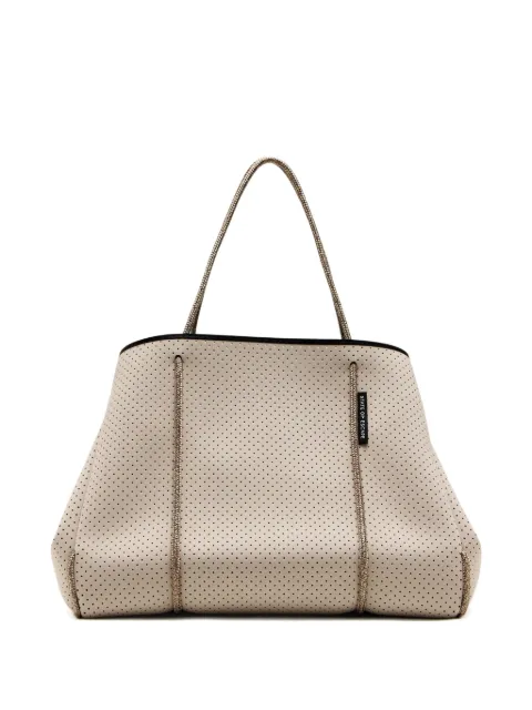 STATE OF ESCAPE perforated rope-handle tote bag