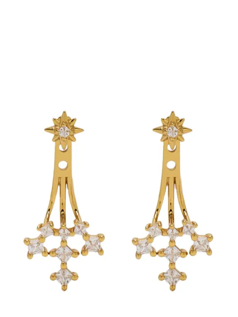 Astrid & Miyu Cosmic crystal-embellished earrings