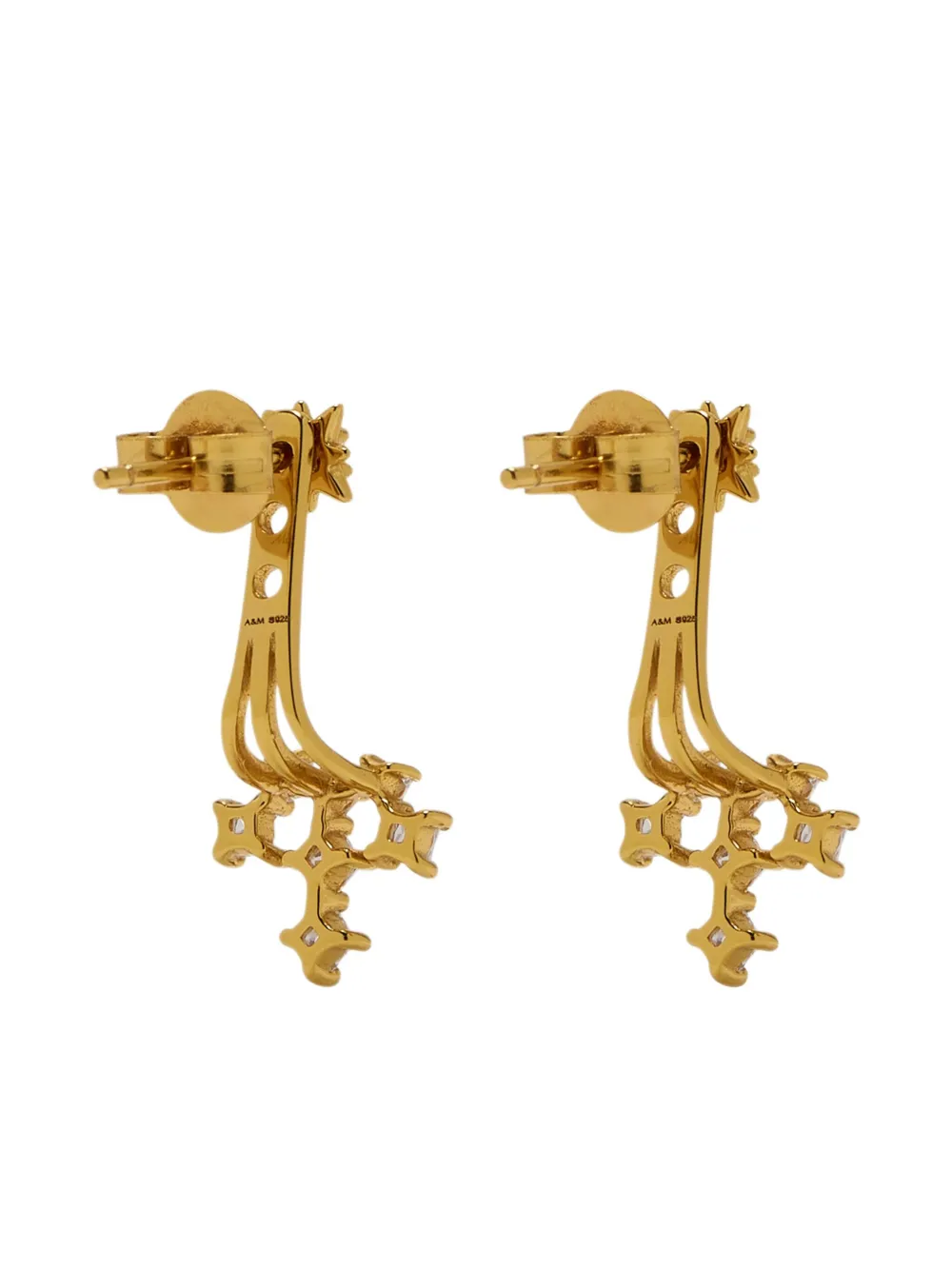 Astrid & Miyu Cosmic Crystal-embellished Earrings
