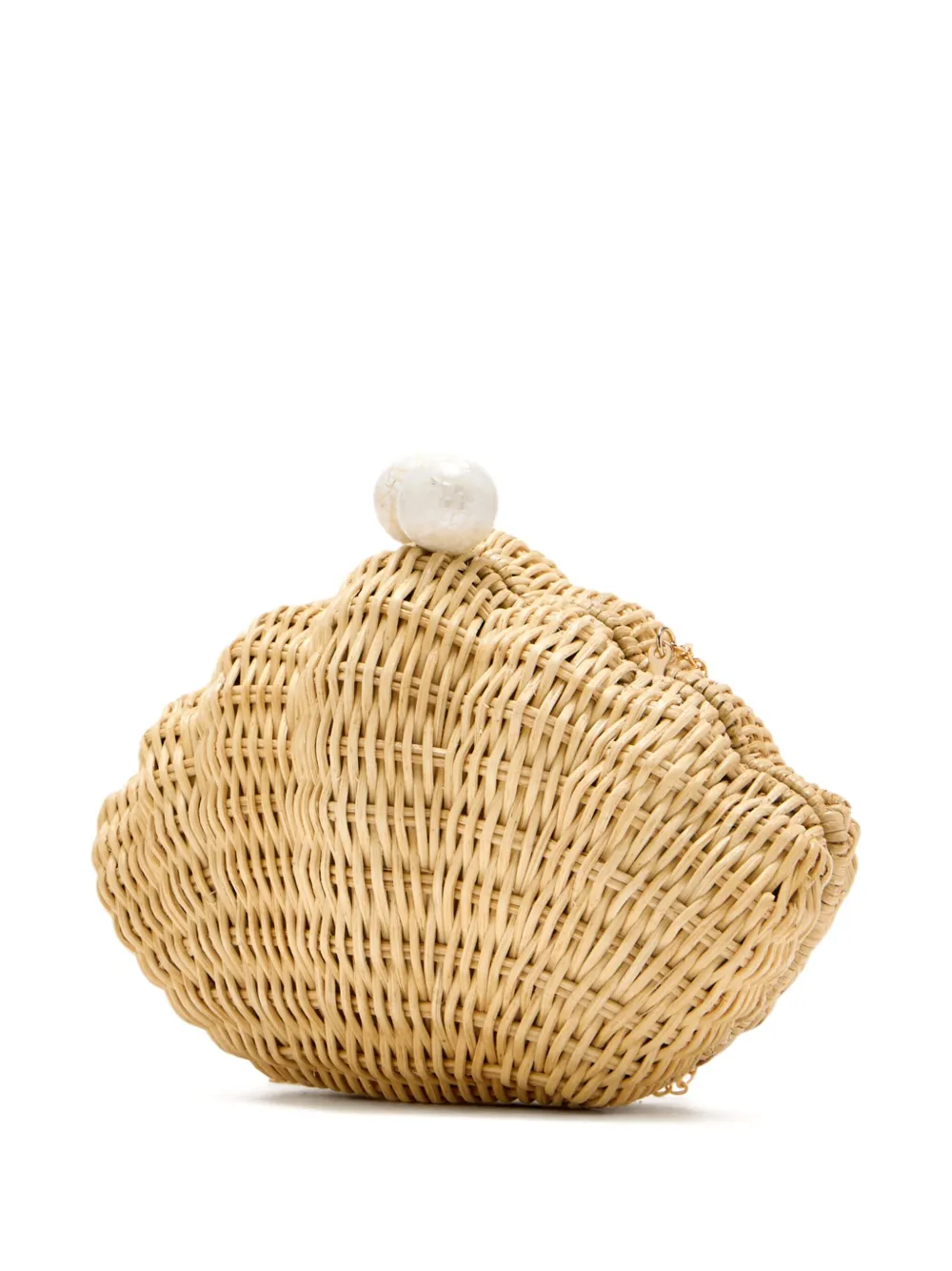 Poolside Kleine clutch Beige