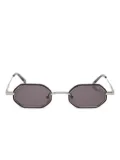Elleven geometric-frame sunglasses - Black