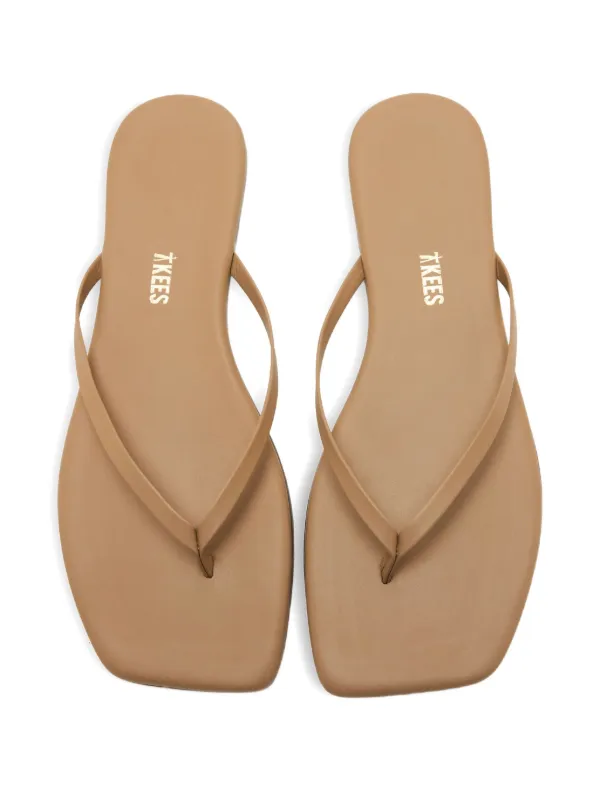 Tkees Leather square-toe Flat Sandals Brown FARFETCH PH