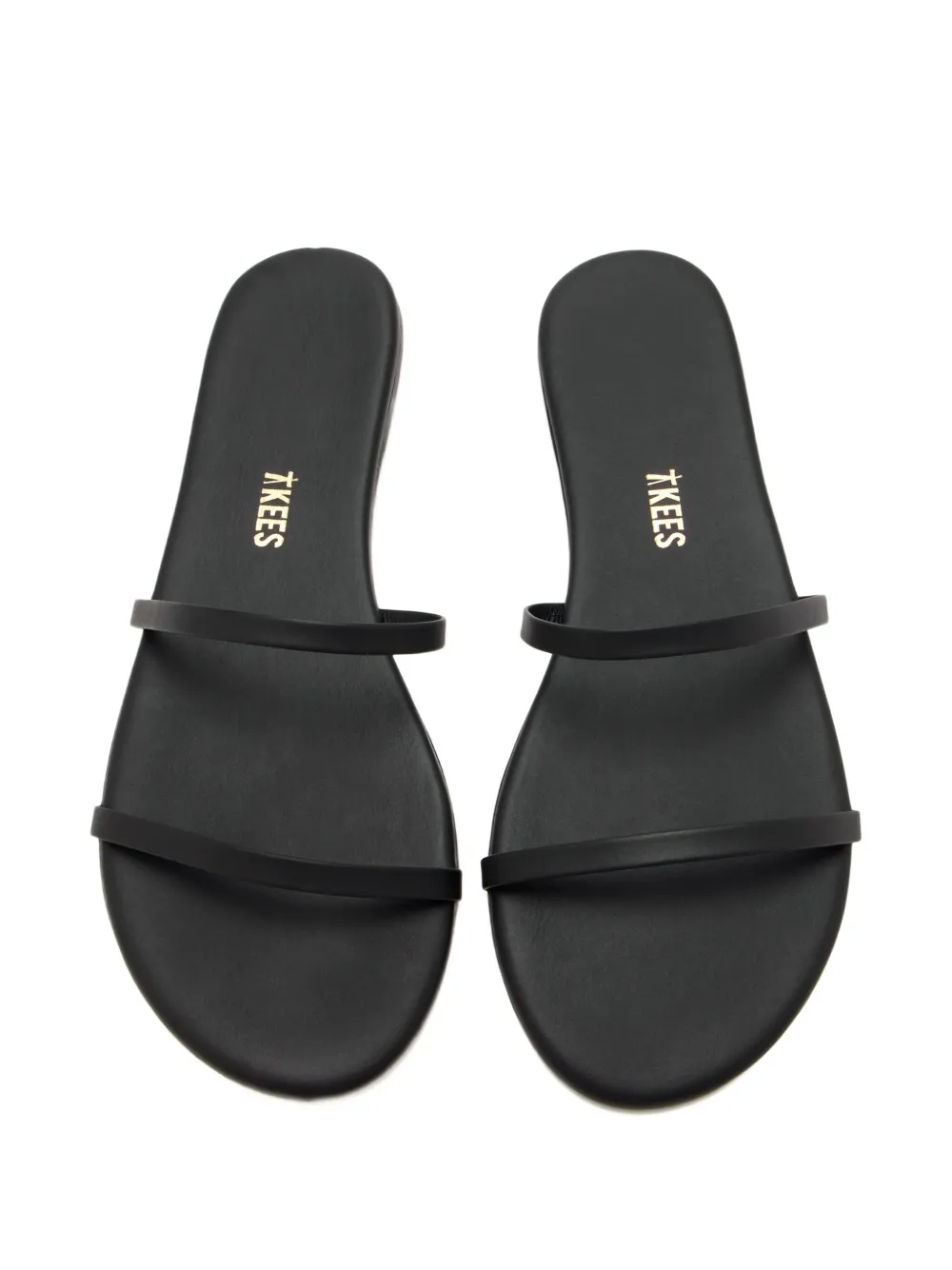 Tkees Double-strap Flat Sandals In Black