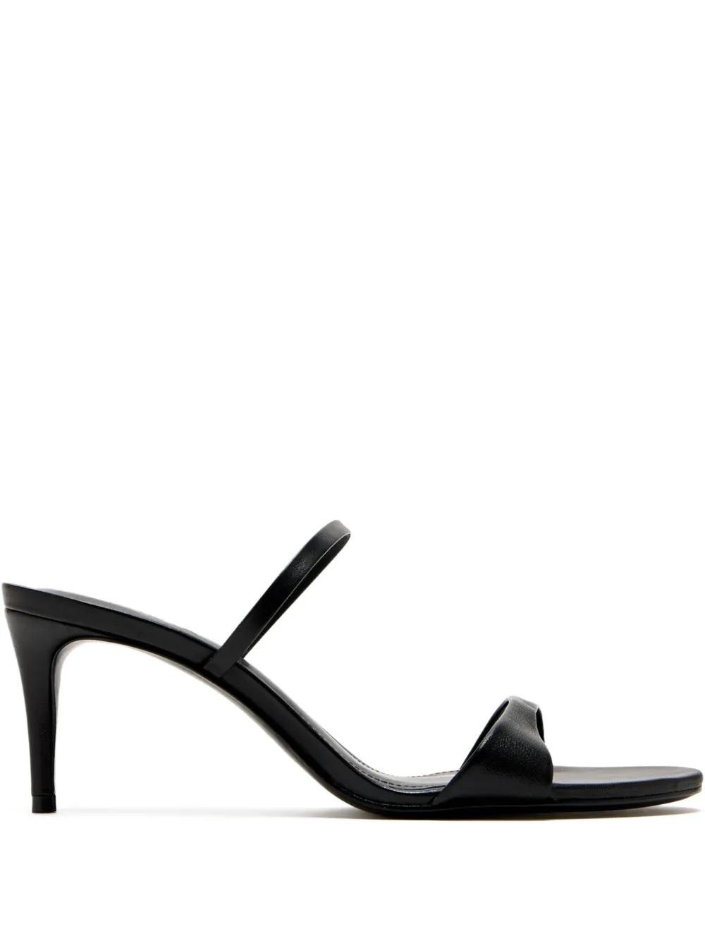 Schutz 75mm stiletto double-strap sandals Black