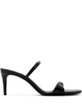Schutz 75mm stiletto double-strap sandals - Black