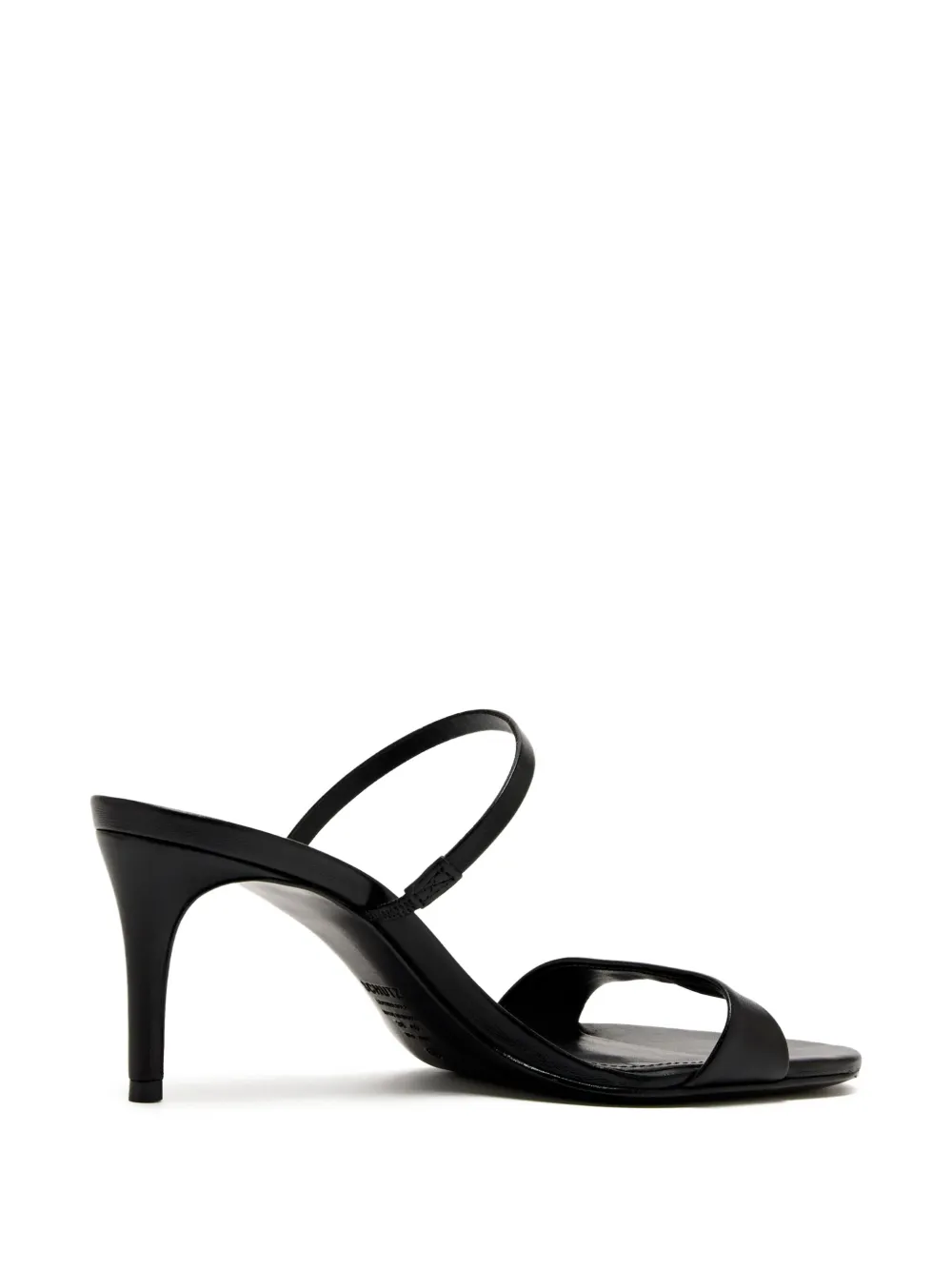 Schutz 75mm stiletto double-strap sandals Black