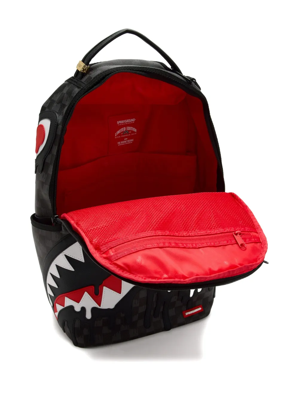 Sprayground Sharks In Paris Thunderdrip Backpack In Black