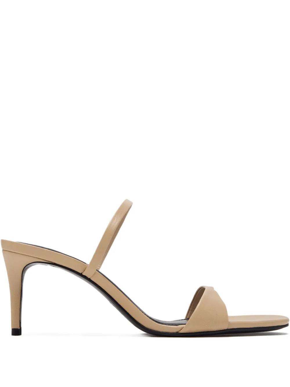 75mm single-strap heeled sandals