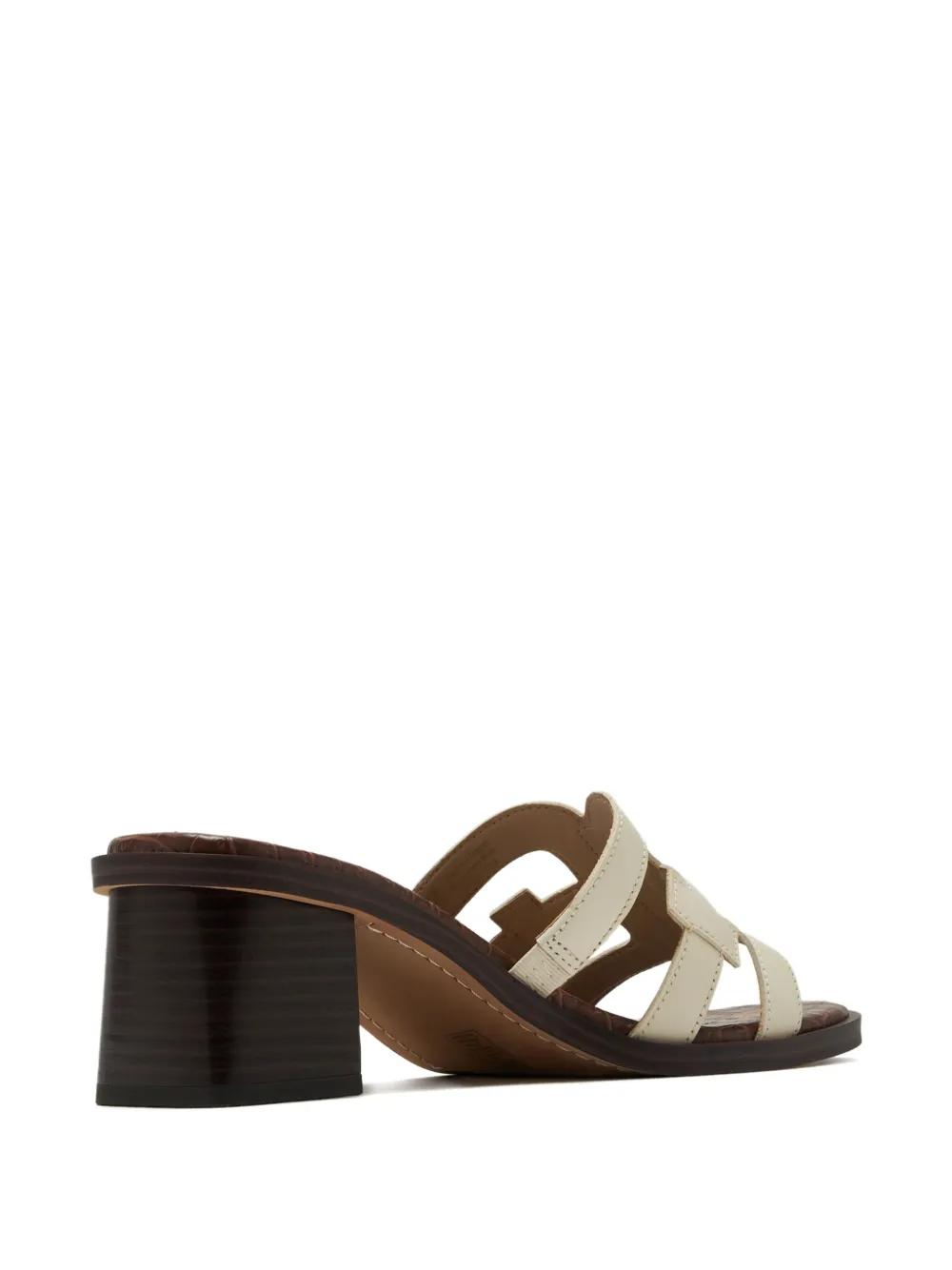 Sam Edelman 45mm Waylon cut-out block-heel sandals Neutrals