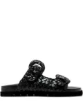 Sam Edelman woven buckle sandals - Black