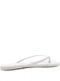 Tkees leather flat sandals - White